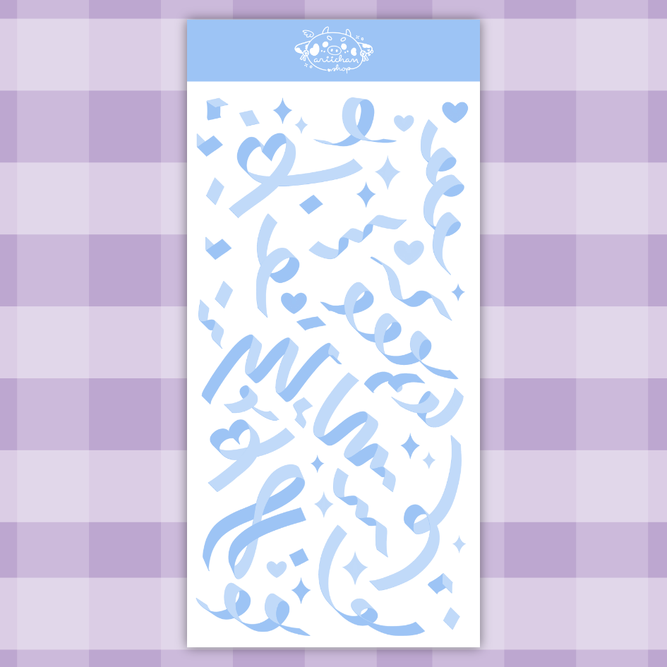 Confetti Vinyl Sticker Sheet