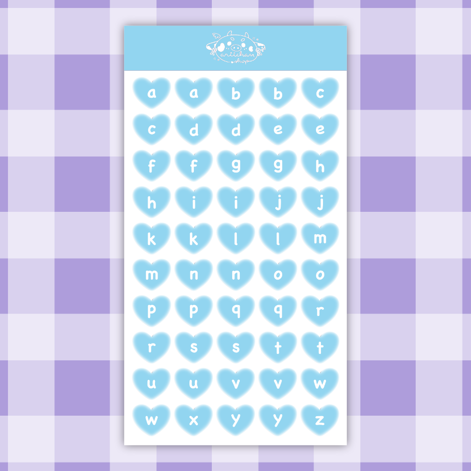 Heart Journal Sticker Sheet