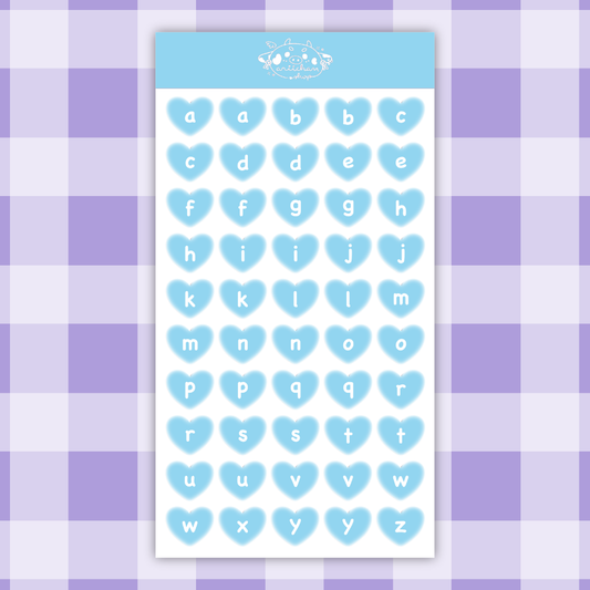 Heart Journal Sticker Sheet