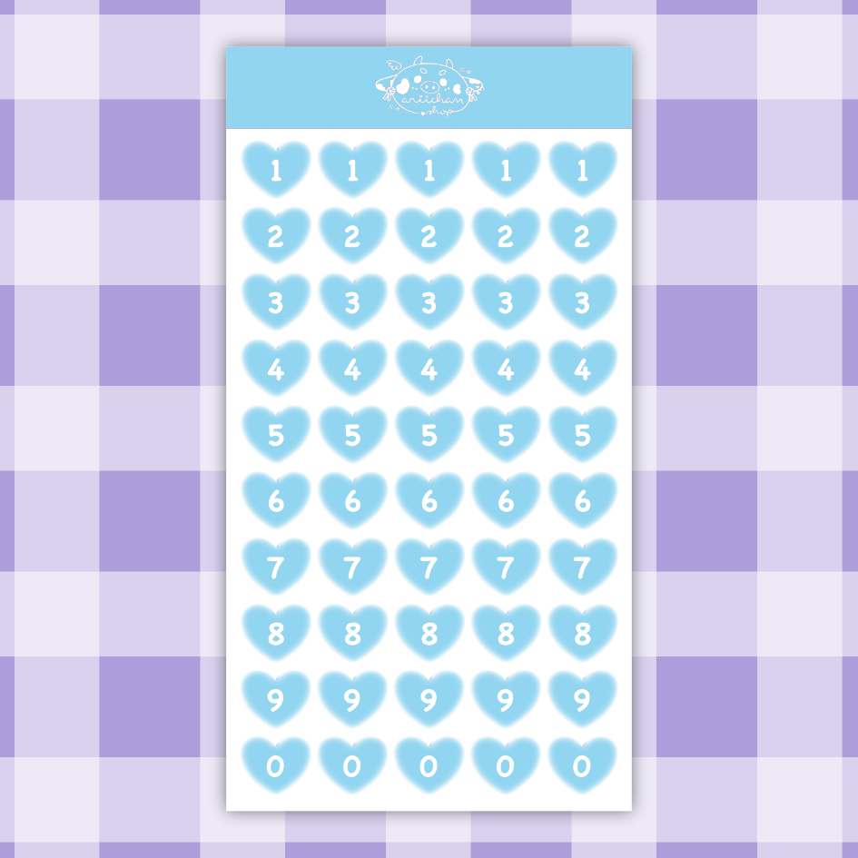 Heart Journal Sticker Sheet