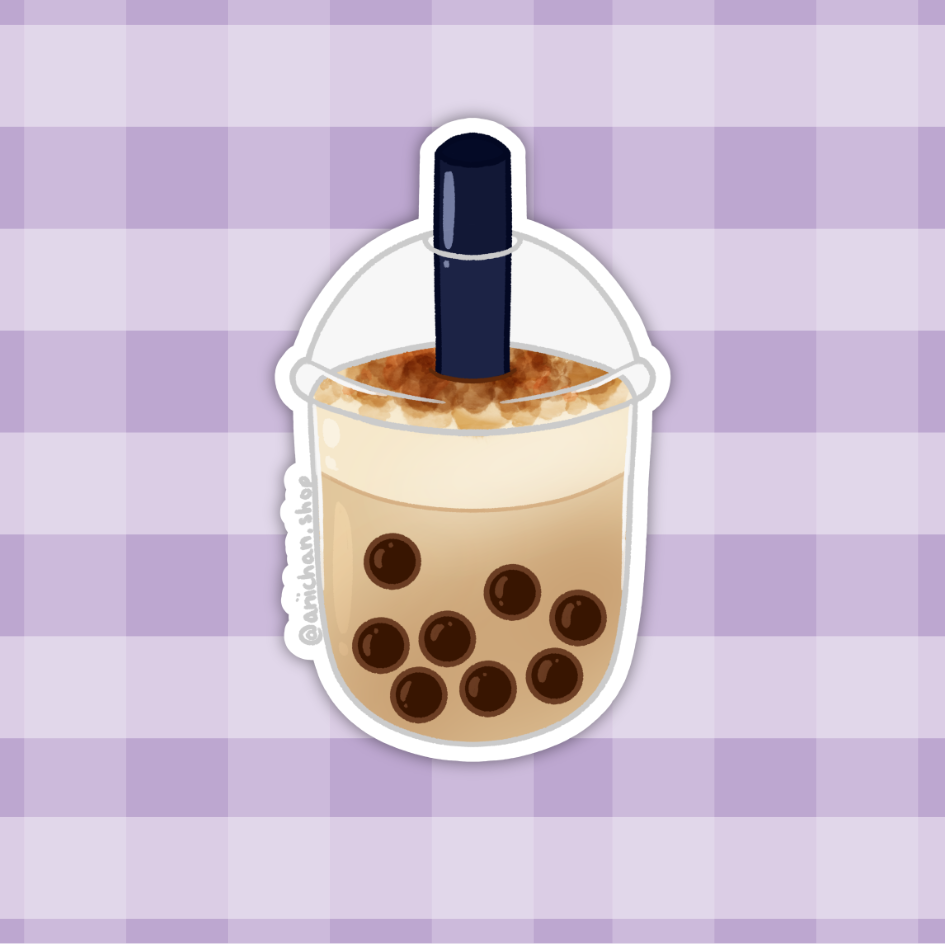 Boba Vinyl Sticker