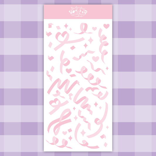 Confetti Vinyl Sticker Sheet