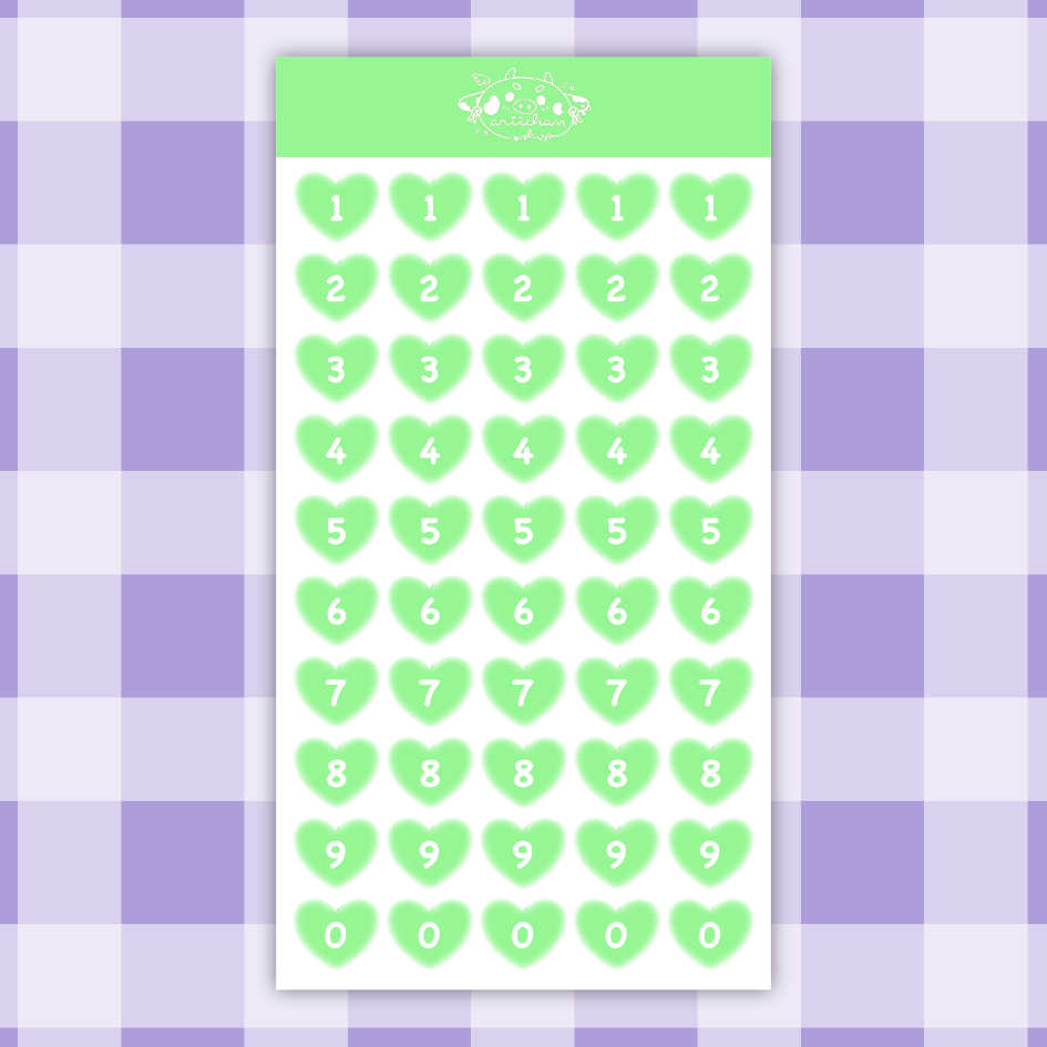 Heart Journal Sticker Sheet