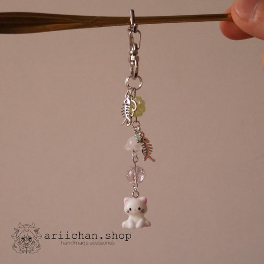 Lucky Charm Pearl Keychain