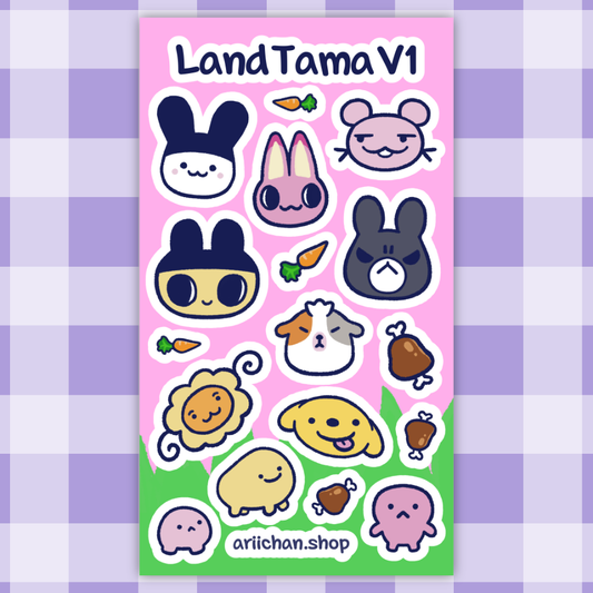 Tamagotchi Vol.1 Vinyl Sticker Sheet