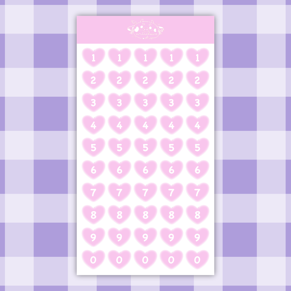 Heart Journal Sticker Sheet