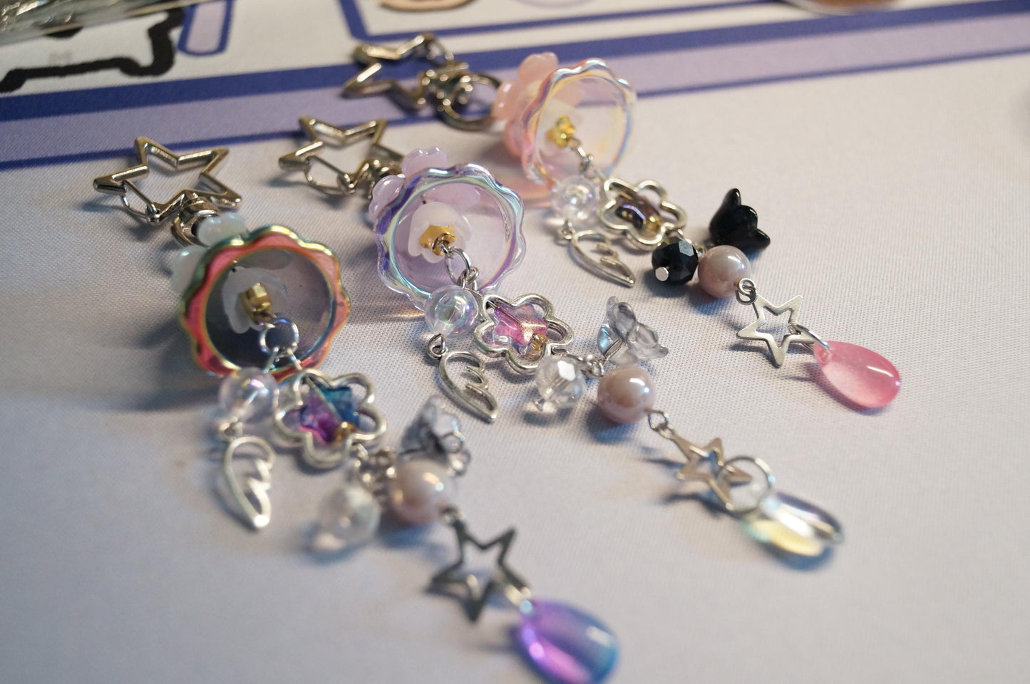 Set of 3 Hunt/x Kpop Demon Hunter Inspired Jellyfish Keychain